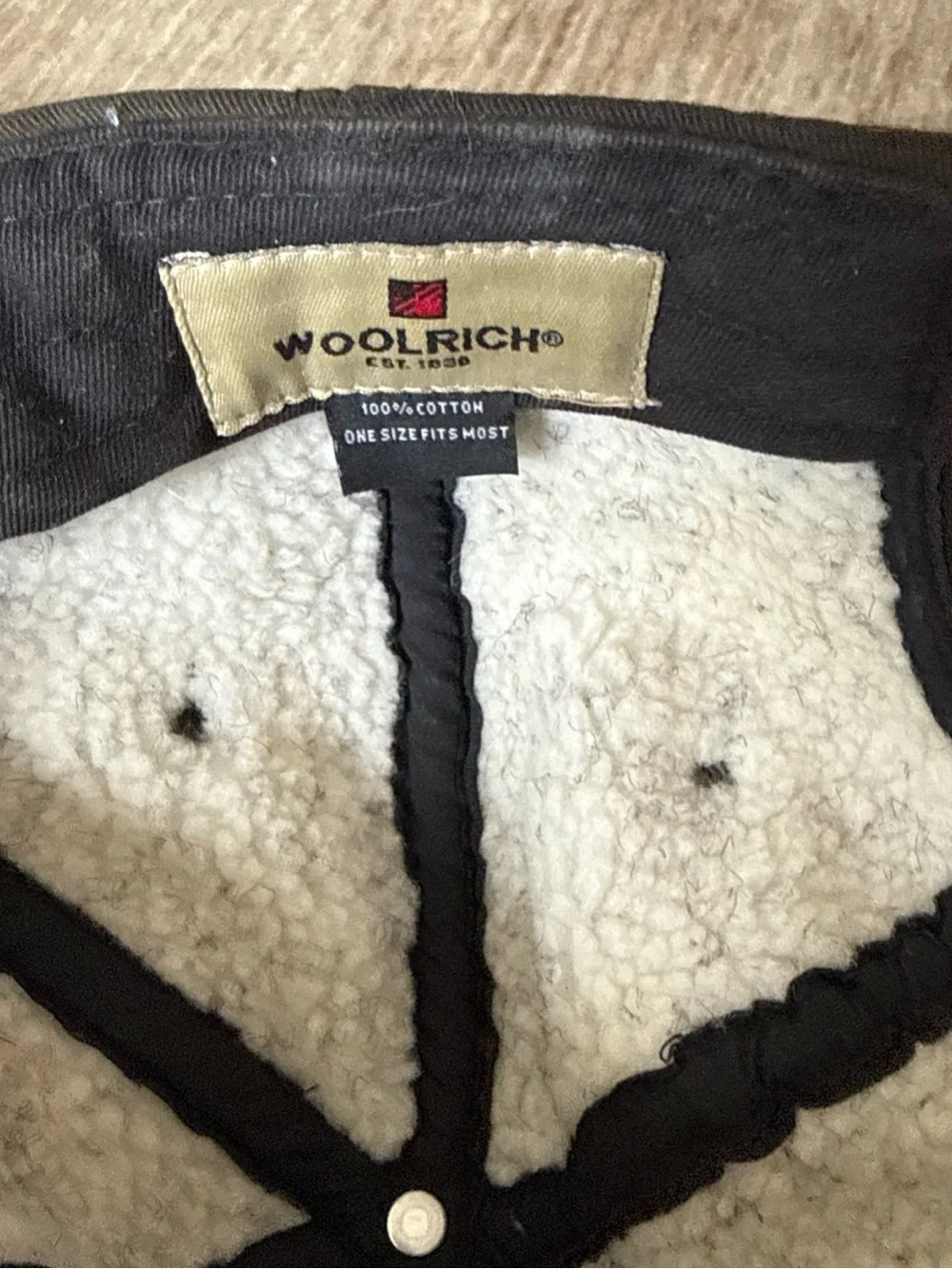 Woolrich Black Men's Baseball Cap